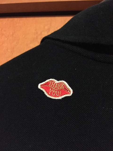ワコマリア☆KISSワッペン付きポロシャツ(^○^) < ブランド  ワコマリア☆KISSワッペン付きポロシャツ(^○^) < ブランドの