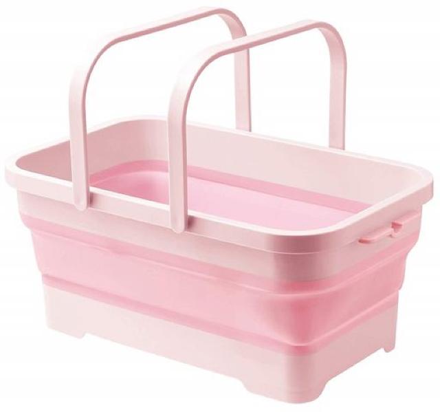 伊勢藤 ソフトバスケット I-581 折りたたみバスケット ピンク < インテリア/ライフ 伊勢藤 ソフトバスケット I-581 折りたたみバスケット ピンク < インテリア/ライフの