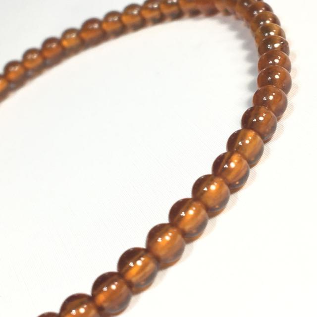 《No.005》高品質 オレンジガーネット 3.6mm珠 内径17cm < 女性アクセサリー/時計  《No.005》高品質 オレンジガーネット 3.6mm珠 内径17cm  < 女性アクセサリー/時計の