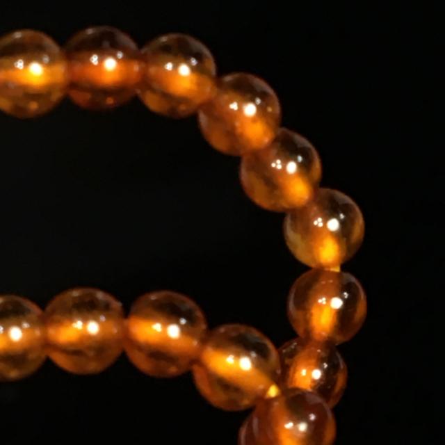 《No.005》高品質 オレンジガーネット 3.6mm珠 内径17cm < 女性アクセサリー/時計  《No.005》高品質 オレンジガーネット 3.6mm珠 内径17cm < 女性アクセサリー/時計の