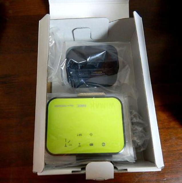 ★モバイルWiMAXルータ Aterm WM3600R ライム クレードルセット PA-WM3600S(AT)L 中古品 < PC本体/周辺機器  ★モバイルWiMAXルータ Aterm WM3600R ライム クレードルセット PA-WM3600S(AT)L 中古品  < PC本体/周辺機器の