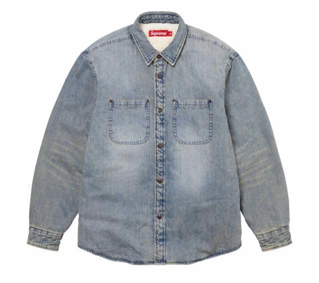 Supreme Faux Shearling Lined Work Shirt�y�l�z �� �u�����h�� 