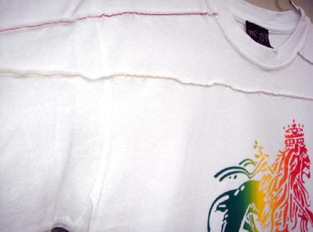 M-69 オリジナル Jah Lion ステッチ (Stitch) Tシャツ ルーツ ロック レゲエ ラスタ ライオン XS < 男性ファッション M-69 オリジナル Jah Lion ステッチ (Stitch) Tシャツ ルーツ ロック レゲエ ラスタ ライオン XS < 男性ファッションの