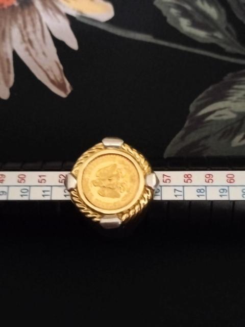 K18pt900コインリング < 女性アクセサリー/時計 K18pt900コインリング < 女性アクセサリー/時計の