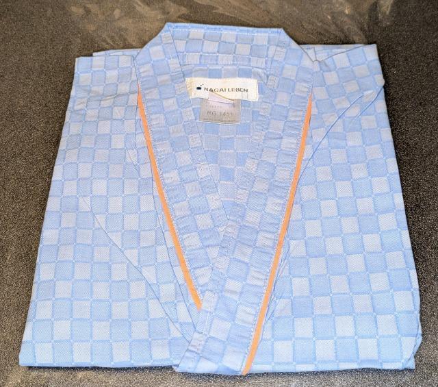 ナガイレーベン 男女兼用患者衣じんべい型(上衣) ブルー M 中古 クリーニング済み 保管品 病衣 検診衣 入院着 寝間着 介護 < ヘルス/ビューティー ナガイレーベン 男女兼用患者衣じんべい型(上衣) ブルー M 中古 クリーニング済み 保管品 病衣 検診衣 入院着 寝間着 介護 < ヘルス/ビューティーの