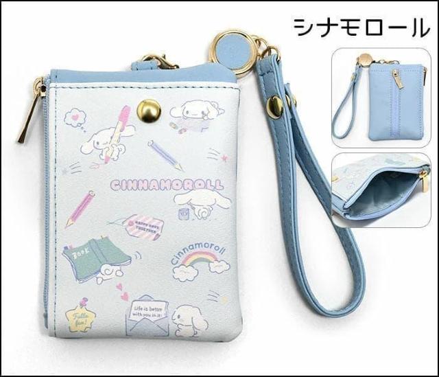 シナモロール キー&パスポーチ キーケース パスケース ポーチ 財布 シナモン サンリオ < 女性ファッション シナモロール キー&パスポーチ キーケース パスケース ポーチ 財布 シナモン サンリオ < 女性ファッションの