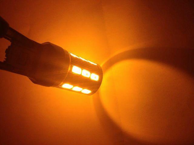 T20 ダブル球 21W CREE 5w + 5630smd 18連 赤 アンバー 2個 < 自動車/バイク T20 ダブル球 21W CREE 5w + 5630smd 18連 赤 アンバー 2個 < 自動車/バイク