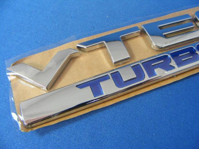 ● V-TEC TURBO ABS製 クロームメッキ/ブルー セパレート仕様 ● < 自動車/バイク ● V-TEC TURBO ABS製 クロームメッキ/ブルー セパレート仕様 ● < 自動車/バイク