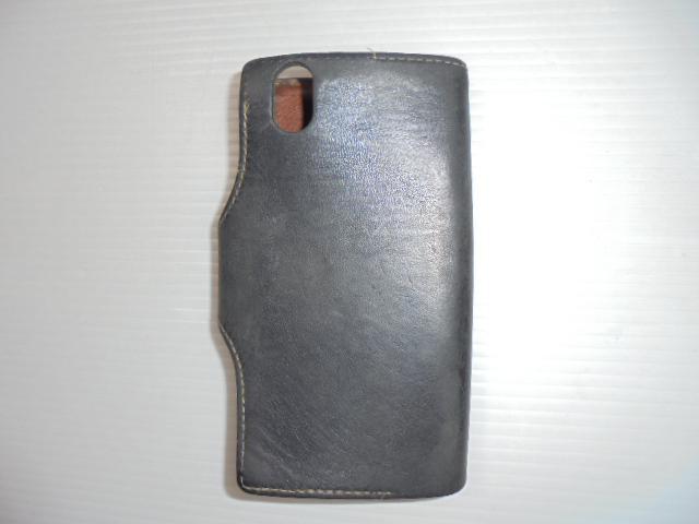 ケース カバー スマートフォン 手帳型 レザー ブラック 中古品 < 家電/AV  ケース カバー スマートフォン 手帳型 レザー ブラック 中古品 < 家電/AVの