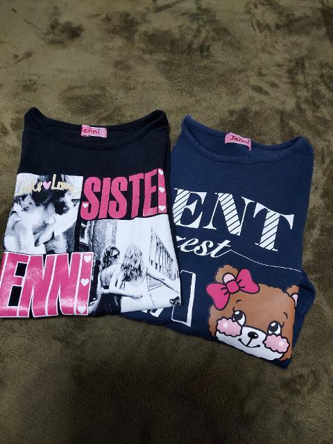 Jenni  ロンT  Tシャツ2点セット売り160cm < キッズ/ベビー  Jenni  ロンT  Tシャツ2点セット売り160cm  < キッズ/ベビーの
