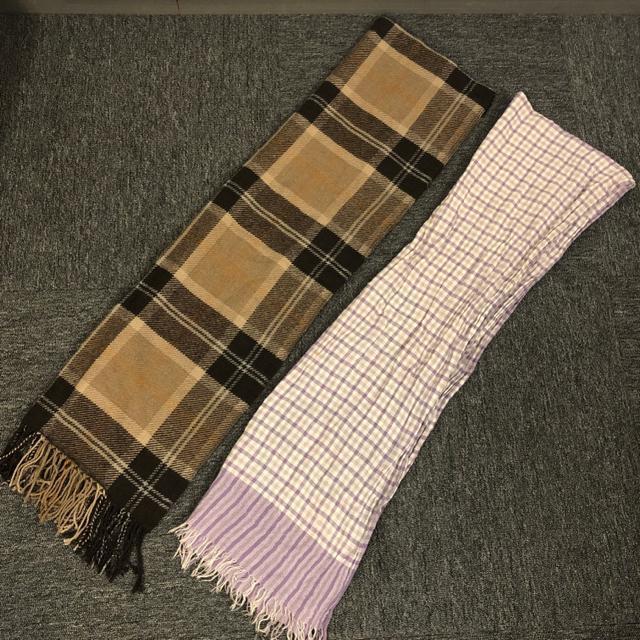 即決 UNIQLO ユニクロ MUJI 無印良品 マフラー 2個セット < ブランド  即決 UNIQLO ユニクロ MUJI 無印良品 マフラー 2個セット  < ブランドの