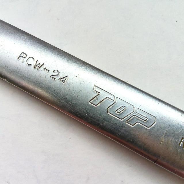 コンビネーションレンチ トップ 24ミリ TOP RCW-24 ラチェット付 < ペット/手芸/園芸  コンビネーションレンチ トップ 24ミリ TOP RCW-24 ラチェット付 < ペット/手芸/園芸の