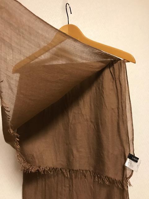 LAUTREAMONT シルク混  ストール 茶 < 女性ファッション  LAUTREAMONT シルク混  ストール 茶 < 女性ファッションの