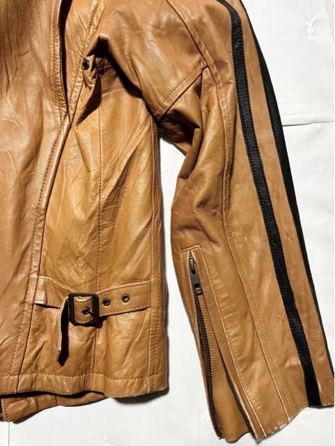 ROUGH&TOUGH 羊革 ラム レザー ジャケット レーサー ライダース M アメカジ ワーク ミリタリー バイカー ロック < 男性ファッション ROUGH&TOUGH 羊革 ラム レザー ジャケット レーサー ライダース M アメカジ ワーク ミリタリー バイカー ロック < 男性ファッションの