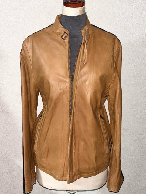 ROUGH&TOUGH 羊革 ラム レザー ジャケット レーサー ライダース M アメカジ ワーク ミリタリー バイカー ロック < 男性ファッション ROUGH&TOUGH 羊革 ラム レザー ジャケット レーサー ライダース M アメカジ ワーク ミリタリー バイカー ロック < 男性ファッションの