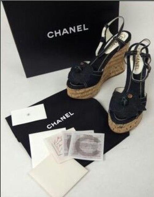 CHANELシャネル★ウェッジソールサンダル/新品! < ブランド  CHANELシャネル★ウェッジソールサンダル/新品! < ブランドの