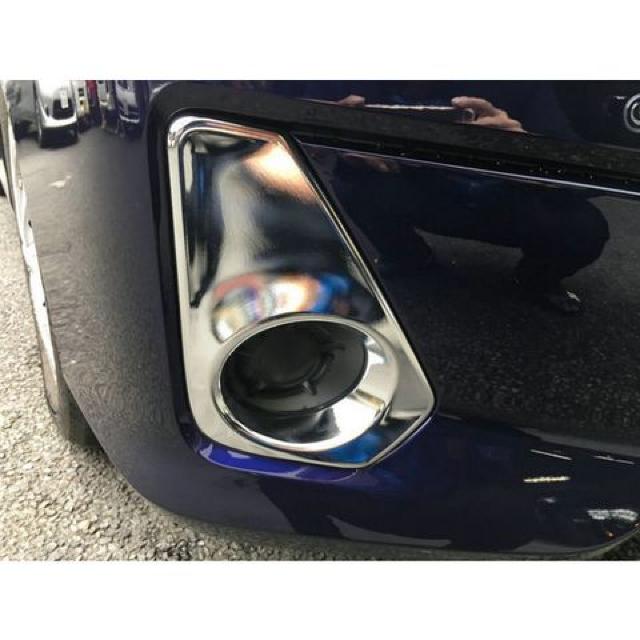 日産 セレナC27 メッキ フォグライト ランプ リム リング ガーニッシュ カバー G X S < 自動車/バイク 日産 セレナC27 メッキ フォグライト ランプ リム リング ガーニッシュ カバー G X S < 自動車/バイク