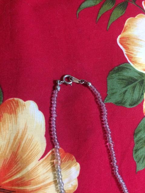 美品☆ビーズのネックレス☆爽やか透明水色☆ < 女性アクセサリー/時計 美品☆ビーズのネックレス☆爽やか透明水色☆ < 女性アクセサリー/時計の