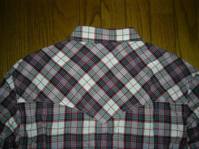 HEAD PORTER PLUS ヘッドポータープラス + ウエスタン チェックシャツ M 赤白系 長袖 薄手 < ブランド  HEAD PORTER PLUS ヘッドポータープラス + ウエスタン チェックシャツ M 赤白系 長袖 薄手 < ブランドの