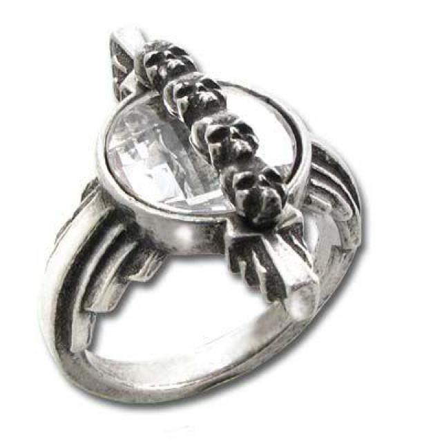 ALCHEMY GOTHIC: Mort Etoile ringデススターの宝石 < 女性アクセサリー/時計  ALCHEMY GOTHIC: Mort Etoile ringデススターの宝石 < 女性アクセサリー/時計の