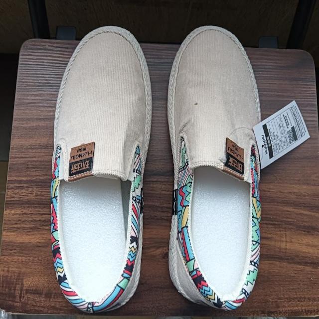 新品 26.5cm メンズ スリッポン ベージュ シューズ 靴 43 おしゃれ < 男性ファッション  新品 26.5cm メンズ スリッポン ベージュ シューズ 靴 43 おしゃれ < 男性ファッションの