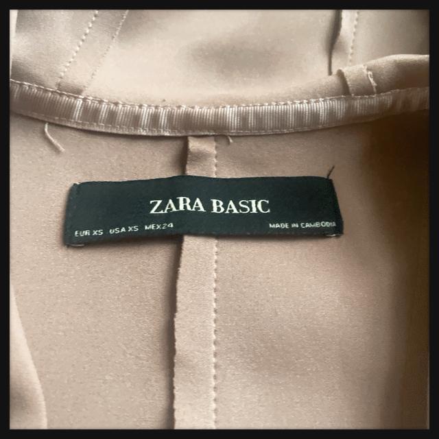 ZARA ザラ BASIC ベーシック フード付き スウェード風 ガウンコート モーブピンク くすみカラー 高級感??あり♪ < ブランド ZARA ザラ BASIC ベーシック フード付き スウェード風 ガウンコート モーブピンク くすみカラー 高級感??あり♪ < ブランドの