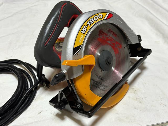RYOBI 丸ノコ(ブレーキ付) W-1900 ガイドバー付 4124-10-1 < ペット/手芸/園芸 RYOBI 丸ノコ(ブレーキ付) W-1900 ガイドバー付 4124-10-1 < ペット/手芸/園芸の
