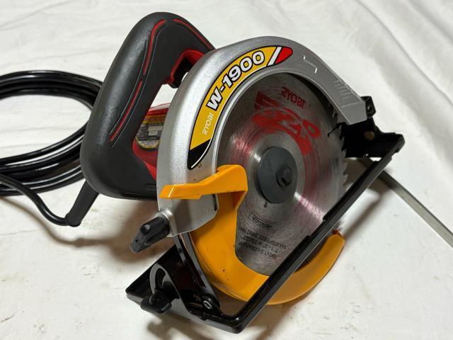 RYOBI 丸ノコ(ブレーキ付) W-1900 ガイドバー付 4124-10-1 < ペット/手芸/園芸 RYOBI 丸ノコ(ブレーキ付) W-1900 ガイドバー付 4124-10-1 < ペット/手芸/園芸の