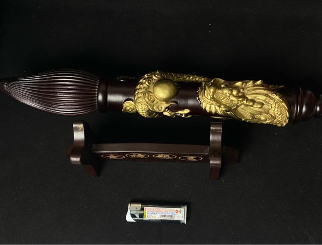 龍 彫刻 特大 黒檀木 筆 置物 縁起物 風水 開運 文房四宝 オブジェ 飾り 昇進 合格祈願 希少 豪華 龍神 飾り筆 < インテリア/ライフ 龍 彫刻 特大 黒檀木 筆 置物 縁起物 風水 開運 文房四宝 オブジェ 飾り 昇進 合格祈願 希少 豪華 龍神 飾り筆 < インテリア/ライフの
