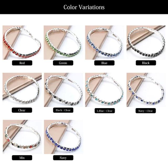 お試し390円★残1点 超人気ラインストーンブレスレットMIX < 女性アクセサリー/時計  お試し390円★残1点 超人気ラインストーンブレスレットMIX < 女性アクセサリー/時計の