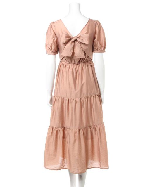 新品☆アラマンダ*BACKリボンティアードワンピ < ブランド 新品☆アラマンダ*BACKリボンティアードワンピ < ブランドの