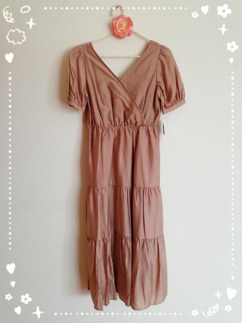 新品☆アラマンダ*BACKリボンティアードワンピ < ブランド 新品☆アラマンダ*BACKリボンティアードワンピ < ブランドの