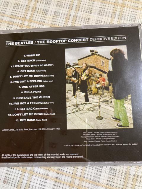 y[J[zCD+DVD@THE BEATLES / ROOFTOP CONCERT : DEFINITIVE EDITION  ^gObY 