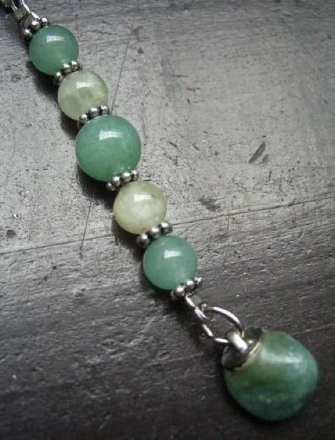 アベンチュリンxプレナイトストラップ*1 天然石 パワーストーン < 家電/AV  アベンチュリンxプレナイトストラップ*1 天然石 パワーストーン  < 家電/AVの