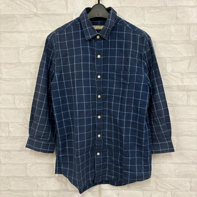 即決 nano&co チェックシャツ L < 男性ファッション  即決 nano&co チェックシャツ L  < 男性ファッションの