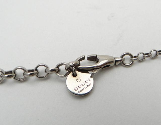 GUCCI グッチ インターロッキングG ペンダント ネックレス SV925 シルバー<USED>【送料無料】 < ブランド  GUCCI グッチ インターロッキングG ペンダント ネックレス SV925 シルバー<USED>【送料無料】 < ブランドの