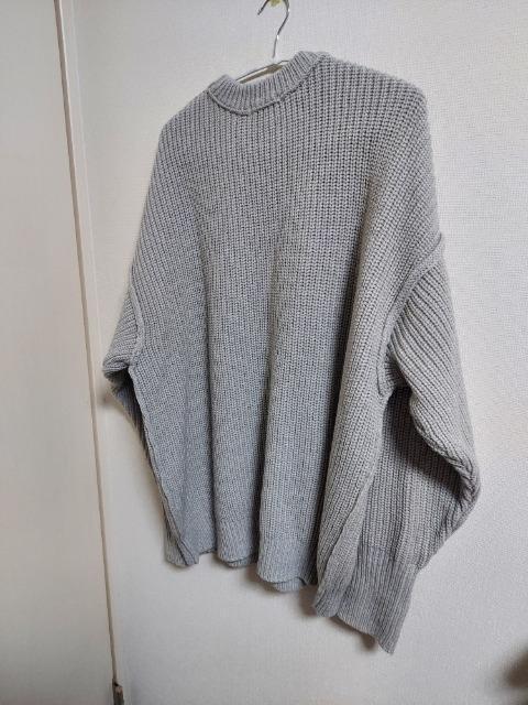 フリークスストア 限定展開 ビッグシルエット 片畦 クルーネック カラー ニット < 女性ファッション  フリークスストア 限定展開 ビッグシルエット 片畦 クルーネック カラー ニット < 女性ファッションの
