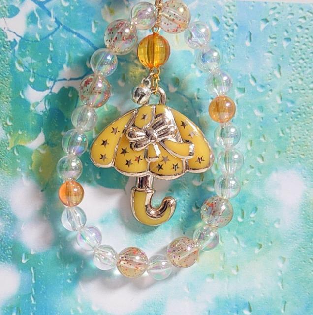 ハンドメイド♪キラキラビーズリースチャーム★アンブレラ★イエロー < ペット/手芸/園芸 ハンドメイド♪キラキラビーズリースチャーム★アンブレラ★イエロー < ペット/手芸/園芸の