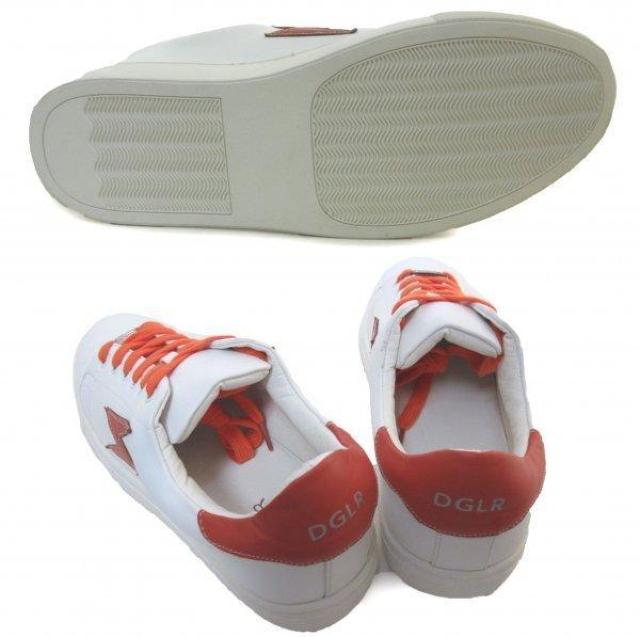 1円~C951新品DayGLORYローカット/レースアップスニーカー26aWHITE×ORANGE♂ < 男性ファッション 1円~C951新品DayGLORYローカット/レースアップスニーカー26aWHITE×ORANGE♂ < 男性ファッションの