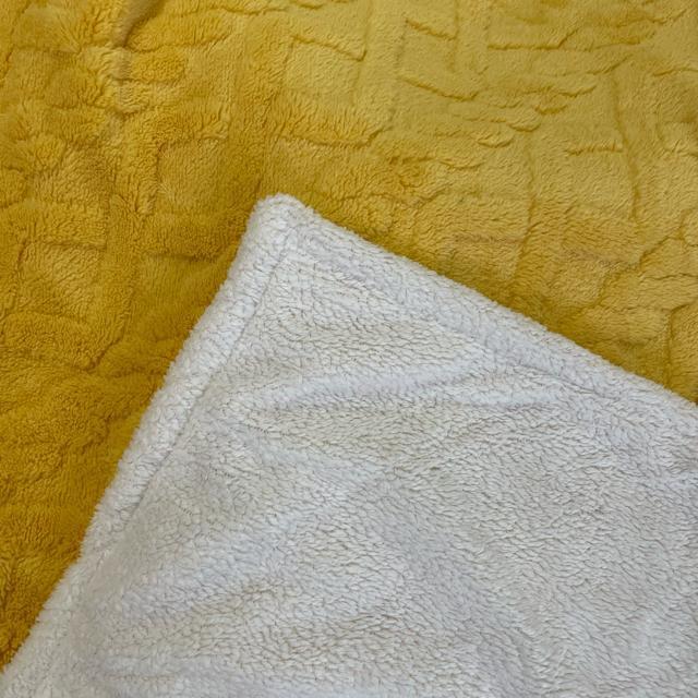 SALE☆2枚合わせ☆ジャガードフランネル裏シープ毛布☆ワイドシングル☆150×200cm☆YE < インテリア/ライフ SALE☆2枚合わせ☆ジャガードフランネル裏シープ毛布☆ワイドシングル☆150×200cm☆YE < インテリア/ライフの