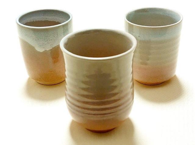 萩焼 城山 萩城 湯呑 フリーカップ3客 < インテリア/ライフ 萩焼 城山 萩城 湯呑 フリーカップ3客 < インテリア/ライフの