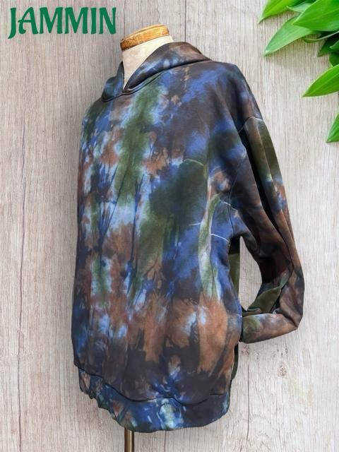 タイダイパーカー ヒッピー サイケ エスニック パーカー 裏パイル アジアン < 男性ファッション タイダイパーカー ヒッピー サイケ エスニック パーカー 裏パイル アジアン < 男性ファッションの