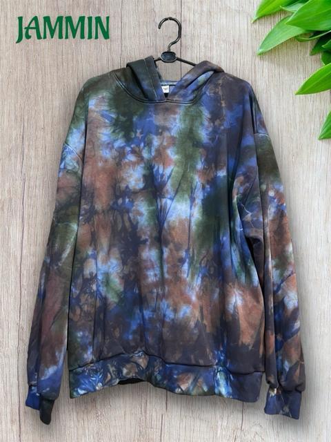 タイダイパーカー ヒッピー サイケ エスニック パーカー 裏パイル アジアン < 男性ファッション タイダイパーカー ヒッピー サイケ エスニック パーカー 裏パイル アジアン < 男性ファッションの