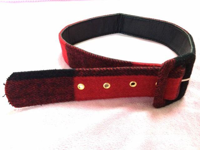 赤黒差し色抜群可愛いフェルト系冬チェックベルト新品レッドBK < 女性ファッション 赤黒差し色抜群可愛いフェルト系冬チェックベルト新品レッドBK < 女性ファッションの
