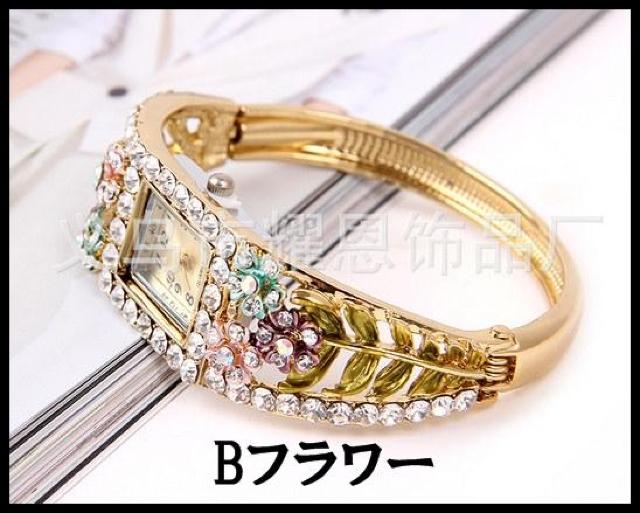 人気★ゴージャス★ジュエリーブレス★ウォッチ★フラワー < 女性アクセサリー/時計  人気★ゴージャス★ジュエリーブレス★ウォッチ★フラワー < 女性アクセサリー/時計の