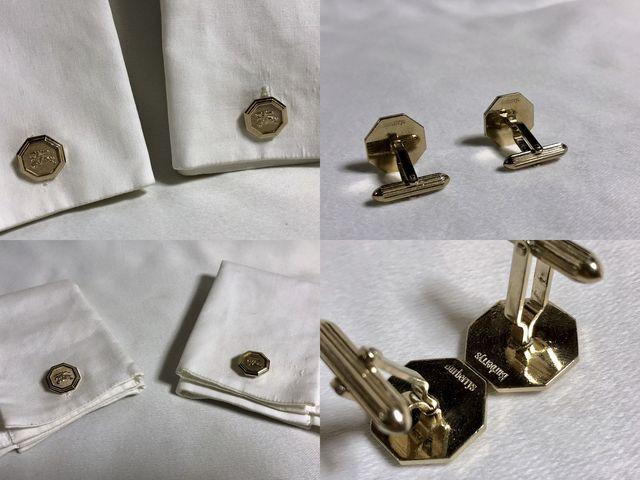 正規レア Burberryバーバリー 騎士ロゴ ホース立体ストライプカフス ヘリテージボタン ナイトエンブレムアイコン 付属有 < ブランド  正規レア Burberryバーバリー 騎士ロゴ ホース立体ストライプカフス ヘリテージボタン ナイトエンブレムアイコン 付属有 < ブランドの