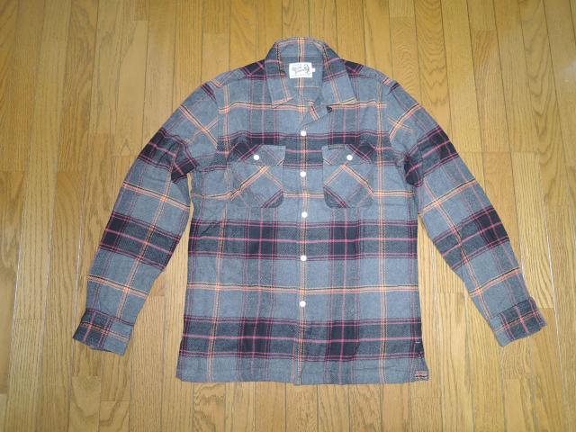 HYSTERIC GLAMOUR ヒステリックグラマー チェック ネルシャツ S 灰黒系 < ブランド  HYSTERIC GLAMOUR ヒステリックグラマー チェック ネルシャツ S 灰黒系  < ブランドの