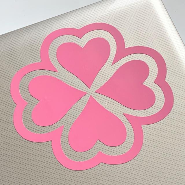 ◇四葉のクローバーカッティングステッカーSサイズ 5cm◇ < 自動車/バイク ◇四葉のクローバーカッティングステッカーSサイズ 5cm◇ < 自動車/バイク