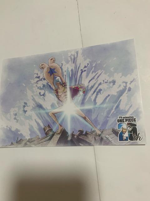 ワンピース 麦わらストア限定 ポストカード 25周年記念 フランキー < アニメ/コミック/キャラクター ワンピース 麦わらストア限定 ポストカード 25周年記念 フランキー < アニメ/コミック/キャラクターの