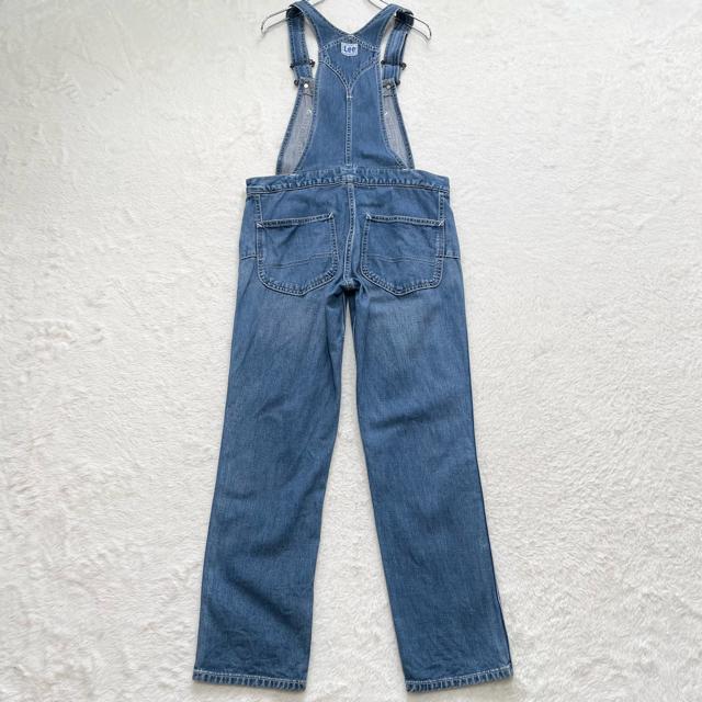 Lee リー デニムサロペット オーバーオール テーパードパンツ カジュアル きれいめ キレカジ ブルー S(1004) < ブランド Lee リー デニムサロペット オーバーオール テーパードパンツ カジュアル きれいめ キレカジ ブルー S(1004) < ブランドの